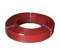 Tubo multistrato bianco rivestito rosso per acqua 16x2,0mm - 50mt