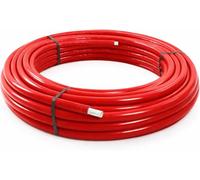 Tubo Multistrato Coibentato ISOCLIMA Diametro 16 o 20 mm x 2 Rivestito con Guaina Isolante - Rotolo da 25 o 50 Metri per Impianti Idraulici, Acqua Calda/Fredda e Riscaldamento (ROSSO 26mm 25MT)
