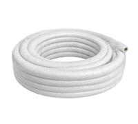 Tubo Multistrato Coibentato PEX AL PEX Ø20 Ø26 Isolamento 13 mm Bianco Anticondensa per Climatizzazione Pompa di Calore Riscaldamento Rotoli 10 25 50 Metri (Ø26, 25 METRI)