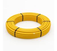 Tubo Multistrato Gas Nudo Ø16x2 mm - Rotolo 25 mt - PE-Xb/AL/PE-Xb - Certificato UNI/TS 11344 per Impianti Interni Gas Metano e GPL - ISOCLIMA