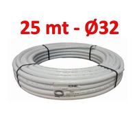 Tubo multistrato isolato rivestito per acqua Ø 32x3 mm - rotolo 25 mt