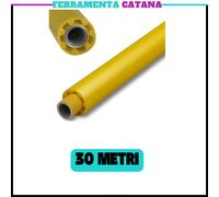 TUBO MULTISTRATO PER GAS DIAMETRO 16 E 20 RIVESTITO GIALLO CON CAMERA D’ARIA