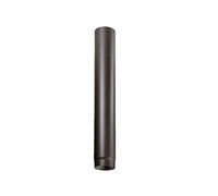 Tubo nero diametro 14 cm lunghezza 50cm per stufa a legna in acciao al carbonio