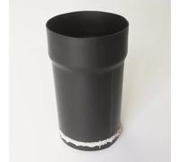 Tubo nero telescopico da 150mm per stufa a legna