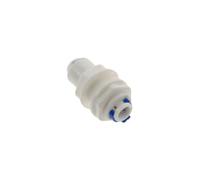 Tubo OD da 1/4" con passaparete rapido centrale Raccordo maschio BSP da 3/8" Collegamento for filtro acqua RO for acquario di osmosi inversa
