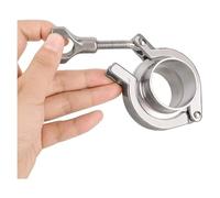 Tubo OD19-102 mm Lunghezza 3,8 cm - 10,2 cm Ghiera di saldatura + Tri Clamp + Guarnizione PTFE 316 in acciaio inox Homebrew Tubo adatto (110 x 90 mm)