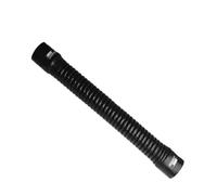 Tubo ondulato in filo di acciaio siliconico rosso resistente alle alte temperature e alla pressione, condotto dell'aria, tubo di aspirazione dell'aria, tubo dell'acqua(Black,800MM_ID 25MM)