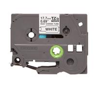 Tubo Originale Brother Termorestringente HSE-241 17,7mm 1,5 metri Nero su Bianco