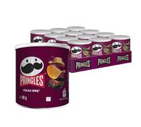 Tubo Patatine Pringles Texas BBQ Barbucue 12 Pezzi da 40 g Snack Chips