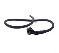 Tubo Peep Sight 0,5 cm in gomma siliconica Compound Bow Rope | Design autoallineante, visione chiara, si adatta a tutti gli archi composti, include corda di posizionamento, silicone nero