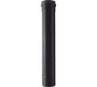 TUBO PELLET LIGHT NERO OPACO SAVE CM 12 H.CM 50