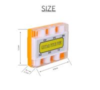 Tubo per accordatura per chitarra con sei tubi per note standard | Sei tubi per note individuali, funzionano senza batterie o alimentazione esterna, per lezioni e suonare lontano da