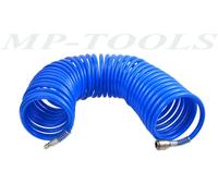 TUBO PER ARIA COMPRESSA COMPRESSORE FLESSIBILE SPIRALE 10mt 8X12m...