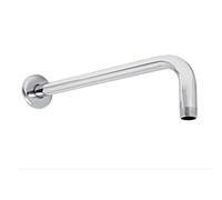 Tubo per braccio doccia, lunghezza totale 50 m, diametro 20 mm, braccio per soffione doccia rotondo in acciaio inossidabile cromato resistente alla ruggine