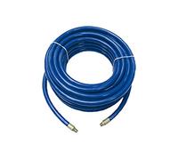 Tubo per compressore Ø8 x12 mm (filettatura maschio BSP 1/4"), lunghezza: 15 metri | Tubo blu per aria compressa di PVC | Dotato di filettatura maschio | Entrambi gli estremi hanno un attacco rapido | Cofan 09000917