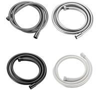 Tubo Per Doccia Bourdillat Black/Silver/Glod SS304 Bathroom Shower Hose Handheld Water Pipe Fittings Replacement Head Flessibile(Silver 1.5m)
