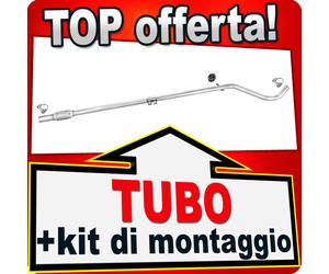 Tubo per FIAT PANDA II 1.1 54PS 1.2 60PS 2003-2012 Marmitta Tubo intermedio