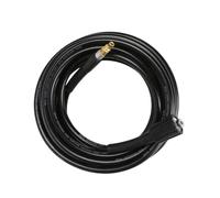 Tubo per idropulitrice 5800Psi con connettori in ottone per 20 m | Sostanza in PVC con spessore della parete di 10,5 mm, connettori in ottone per lavaggio auto all'aperto, raccordi in ottone