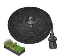 Tubo per irrigatore, tubo antigoccia, a prova di perdite, resistente alle pieghe, espandibile, doppio strato, 15 m, per irrigazione da giardino, serra, piante da esterno, radici di