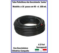 Tubo per Irrigazione a Goccia in Polietilene Ala Gocciolante Acqua Giardino Orto