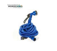 Tubo per irrigazione acqua giardino estendibile tubi prato innaffio esterno 15 m