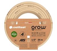Cellfast Tubo da giardino in crescita, resistente, flessibile, a 4 strati, durevole treccia a tricot, resistente ai raggi UV e alle alghe, privo di metalli pesanti, 27 bar, -20/+60° C 1/2", 25 m