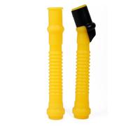 Tubo per latte stampato in silicone STIMO-FLEX corto, giallo, lungo 160 mm, 9 mm iD./4 pezzi