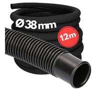 Tubo Per Piscina 38Mm Nero 12M Tubo Solare Tubo Per Pompa