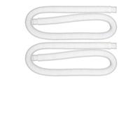 Tubo per piscina fuori terra, confezione da 2 pezzi, 3,2 cm x 30,9 cm, ricambio per Krystal Clear 607 637, design a spirale flessibile per filtri 330-1000 GPH