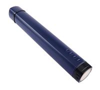 Tubo per poster da 61 cm, supporto estensibile per poster, tubo portatile con cinghia per cianografie, poster, porta documenti da viaggio, tubo regolabile per poster per architetti e designer, Blu