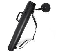 Tubo per poster, estensibile, in plastica, con cinghia, dimensioni da 76 cm a 130 cm, per opere d'arte, progetti, disegni e pergamene, poster, arte, documentazione con cinghia