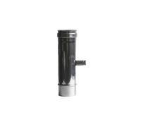 Tubo per Prelievo Fumi Monoparete in Acciaio Inox Ø 80 mm con Guarnizione Inclusa