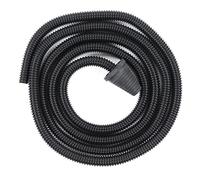 Tubo per raccolta polveri per utensili elettrici compatibile con smerigliatrici per muri e aspiratori a umido e a secco - Tubo per aspirazione filettato in gomma corrugata per