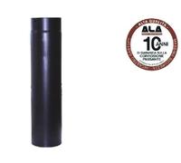 TUBO PER STUFA SMALTATO IN ACCIAIO PESANTE ALA TOP NERO 13X50
