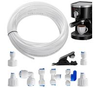 Tubo Per Tubo Di Alimentazione del'acqua - Kit Tubo del'acqua Ro, Kit Connettori Per L'acqua Del Frigorifero | Connettore Per Tubo del'acqua Da 15 M Con Tagliatubo, Kit Di Collegamento Del Tubo Del