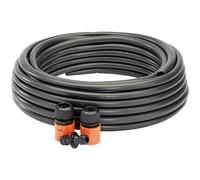 Tubo Perforato Per Irrigazione Draper 12Mm Di Diametro 15M Nero Con Giunti 68261