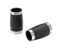 Tubo piatto in bachelite per clarinetto B per accordatura e strumento musicale, 58 mm, nero