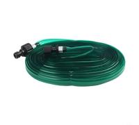 Tubo piatto per irrigazione da giardino, efficiente, resistente alle perdite, in PVC, design leggero, supporta un'idratazione costante delle radici per fiori, verdure, arbusti (15 m)