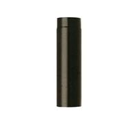 TUBO PORCELLANATO PESANTE PER STUFA NERO OPACO ø cm.15x50, mm.1,2 FER-103084