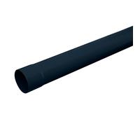 Tubo pluviale in PVC First Plast antracite Ø 80 mm - 2 m Antracite
