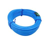 Tubo pneumatico da 4 mm, 50 m, in poliuretano, 4 x 2,5 cm, colore: blu