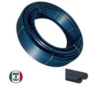 TUBO POLIETILENE IN ROTOLO TUBO ACQUA POTABILE PE100 CERTIFICATO PN16 PN25 50mt