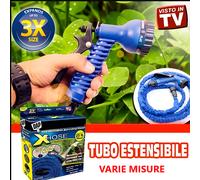 Tubo Pompa Estensibile Da Giardino Magic Hose Con Piatola Varie Misure 7 Getti