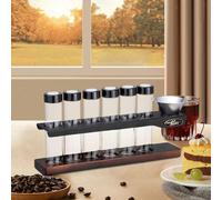 Tubo porta-chicchi di caffè, cantine per chicchi di caffè espresso, fiale di