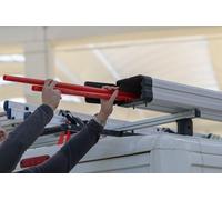 TUBO PORTA PROFILATI PROFESSIONAL LUNGHEZZA 3150 MM, IN ALLUMINIO CON SERRATURA