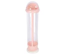 Tubo portaoggetti per peluche, 30x112 cm, contenitore per peluche a forma di zoo con cerniera, secchio in plastica trasparente per giocattoli di peluche, ideale per camera da