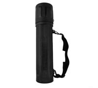 Tubo portatile per saldatura per elettrodi MMA, può contenere fino a 4 5 kg, con comoda clip per il trasporto e cinghia, include scala di misurazione per riferimento rapido (nero)