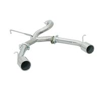 Alfa Romeo Tubo posteriore Gr. N inox sdoppiato con terminali rotondi 2 / 102 mm