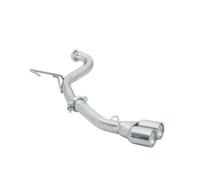 Alfa Romeo Tubo posteriore Gr. N inox con terminali rotondi 2x70 mm