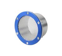 Tubo Presa D'aria Aspirazione 76 Millimetri Turbocompressore Cartuccia Aspirazione Aria Copertura Filtro Dell'aria Compressore Cappa Aspirazione Carro Auto Kit Filtro Esportivo(Blu)